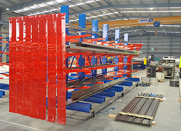 MetalCraft Roofing Hobsonville, Cantilever Racking, Flashing Racks, Pallet Racking, Mobile Flashing Rack, Shelving, Mobile Shelving