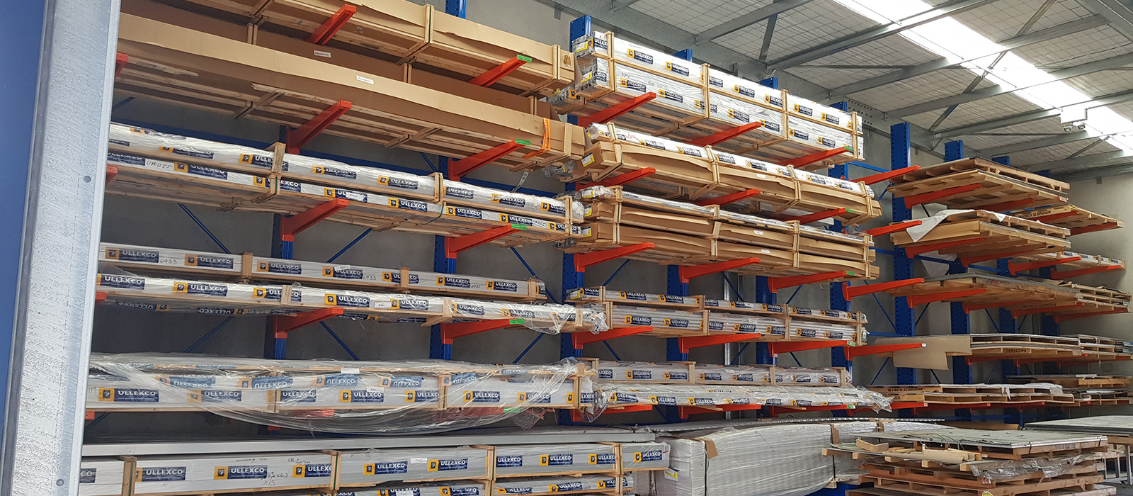 Ullrich New Plymouth, Cantilever Racking, Sheetmetal Storage, Alloy Storage