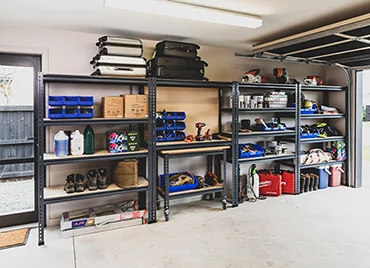 STACK-iT Garage Shelving Kit Photoshoot_