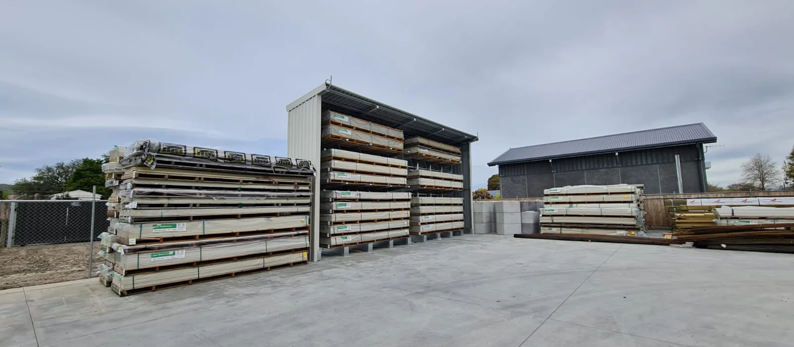 TUMU Havelock North Store & Yard Fitout Integrated Rack Structure